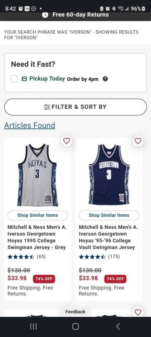 Official Mitchell and Ness Thread: Jerseys, Hats, Shirts, Shorts, Questions  POST EM UP | NikeTalk