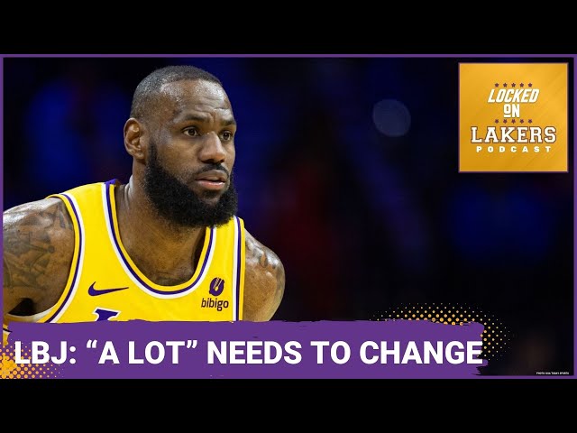 Lakers Lose By 44 to Sixers, An Angry LeBron Says A Lot Must Change Going  Forward. - YouTube