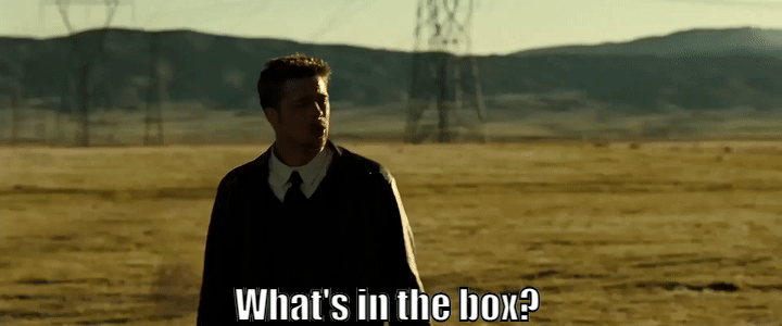 What's in the box? on Make a GIF