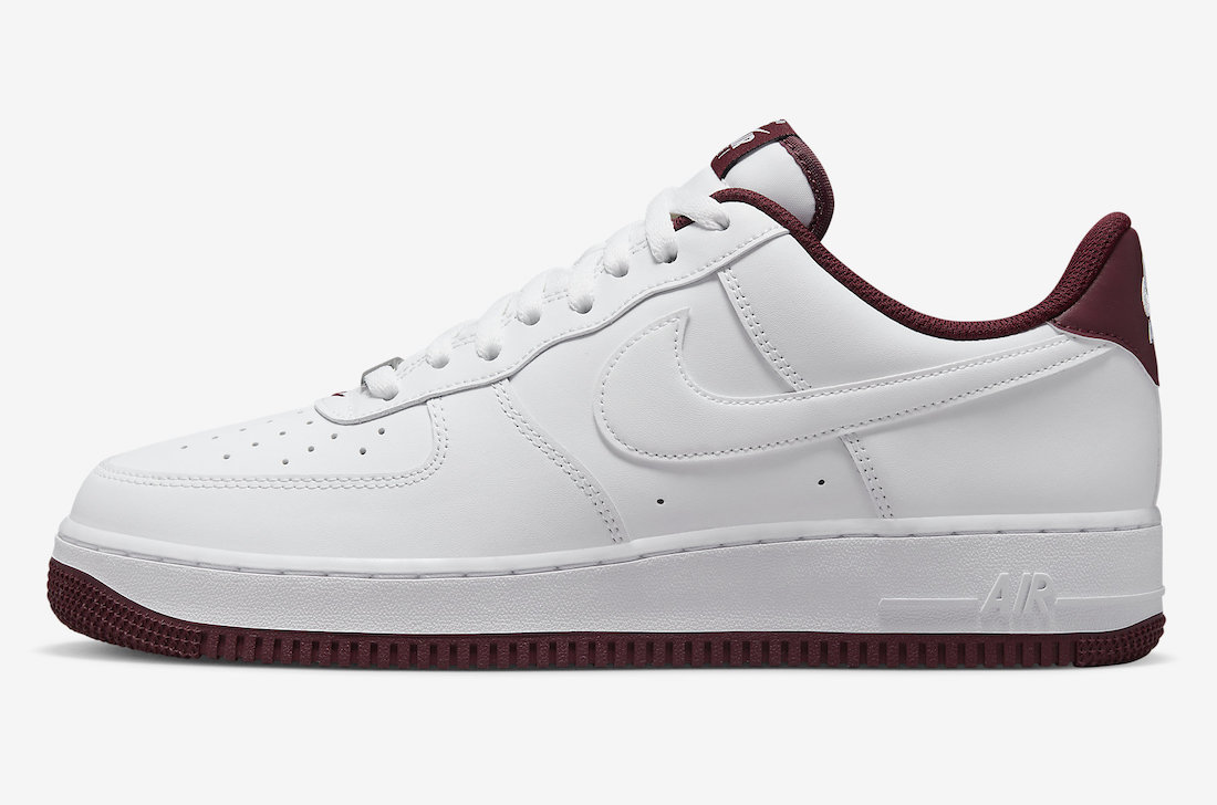 Nike Air Force 1 Low White Dark Beetroot DH7561-106 Release Date