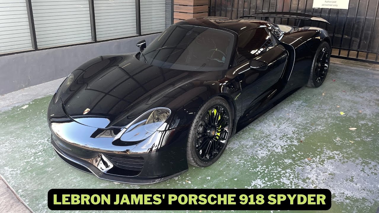 LeBron James' Porsche 918 Spyder in Los Angeles - YouTube