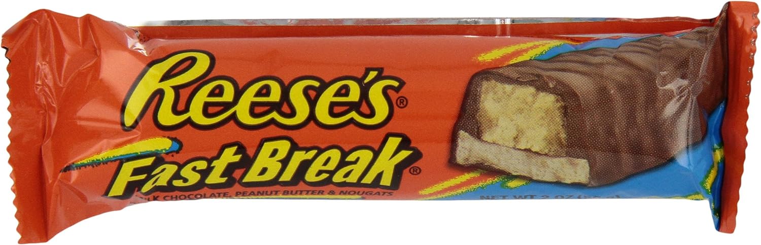 Amazon.com: Reese's Fast Break Candy Bar, 2-Ounce Bars (Pack of 36):  Kitchen & Dining