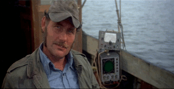 Image result for jaws captain gif